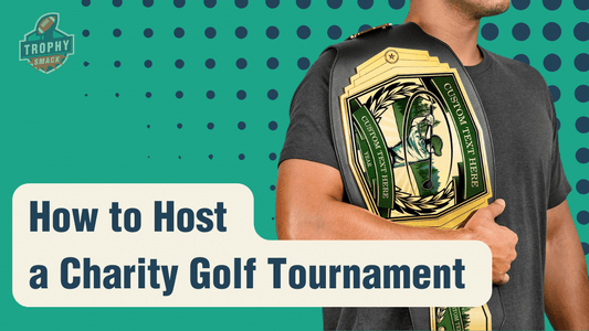 charity golf tournament and championship belt