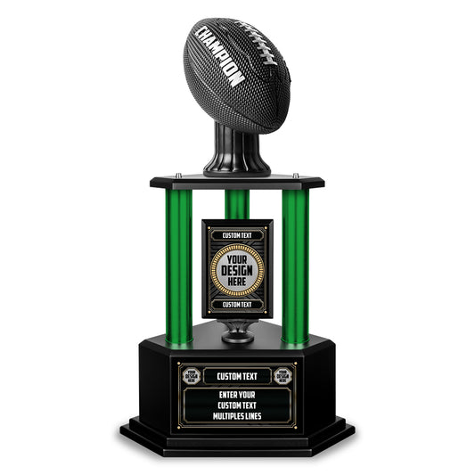 26"-36" Custom Champion Football Trophy