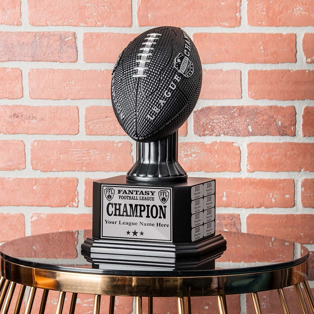 Perpetual ESPN Fantasy Football Championship Trophy - TrophySmack