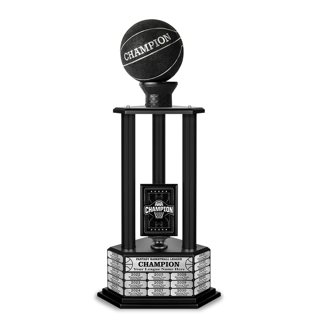 Basketball Trophy top FULL SIZE Realistic Fantasy Basketball League Trophy 15