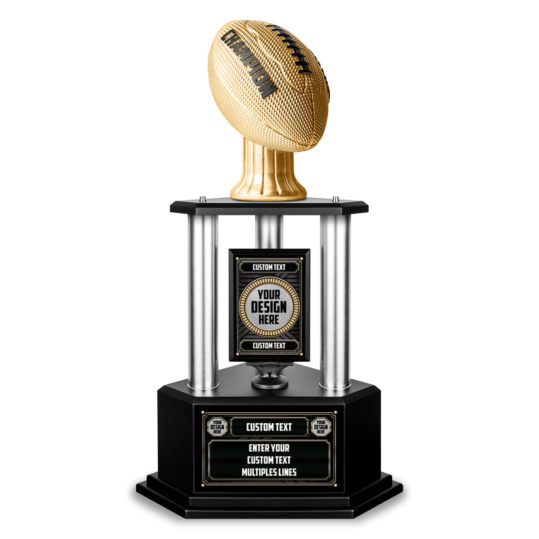 TrophySmack 26"-36" Custom Champion Football Trophy