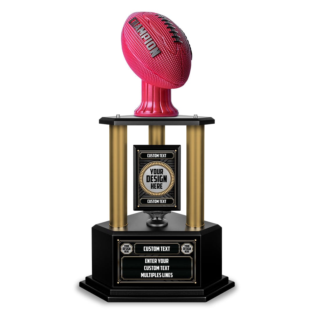 TrophySmack 26"-36" Custom Champion Football Trophy