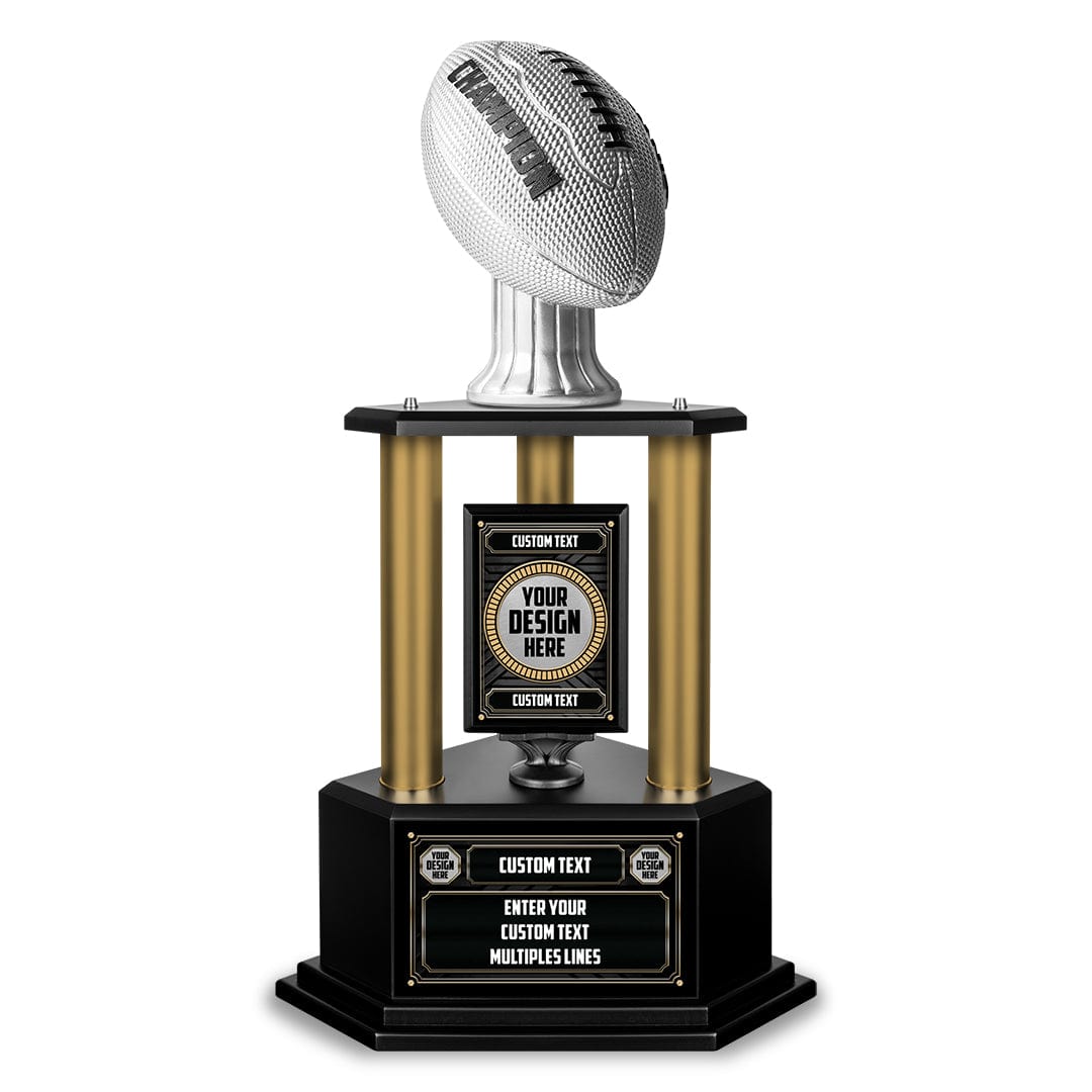 TrophySmack 26"-36" Custom Champion Football Trophy