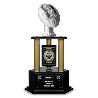 TrophySmack 26"-36" Custom Champion Football Trophy