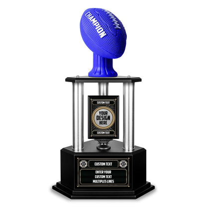 TrophySmack 26"-36" Custom Champion Football Trophy