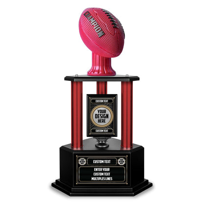 TrophySmack 26"-36" Custom Champion Football Trophy