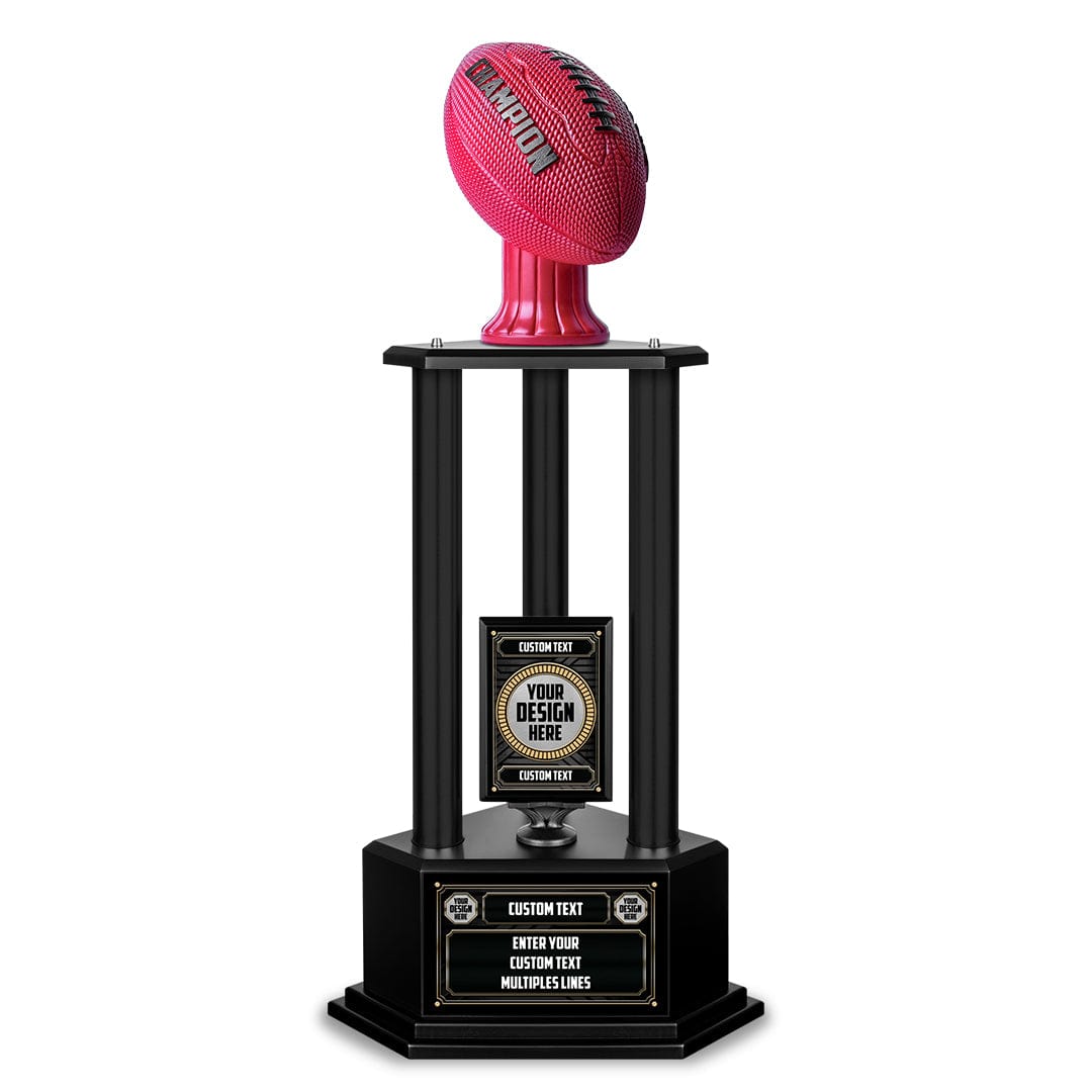 TrophySmack 26"-36" Custom Champion Football Trophy