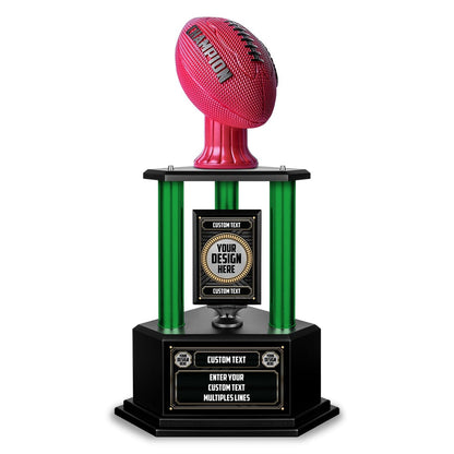 TrophySmack 26"-36" Custom Champion Football Trophy