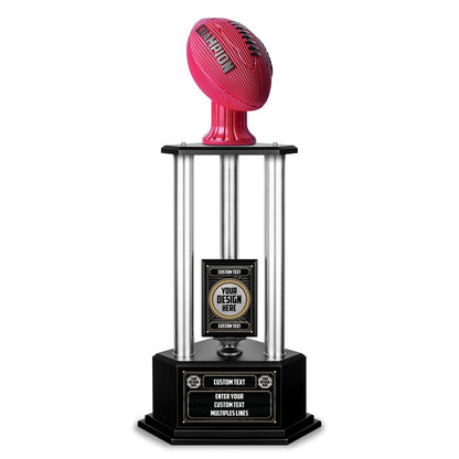 TrophySmack 26"-36" Custom Champion Football Trophy