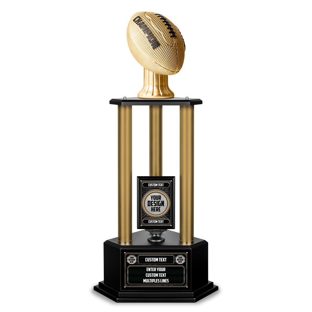 TrophySmack 26"-36" Custom Champion Football Trophy