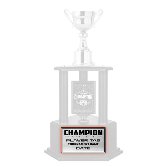 TrophySmack 26-36” Esports Championship Trophy Engraving Redemption