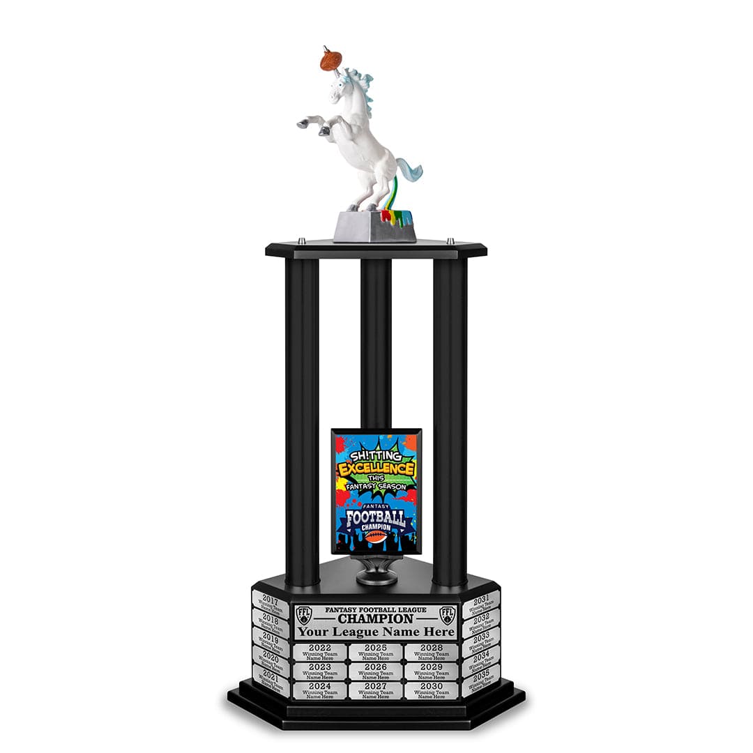 TrophySmack 26"-36" Unismack, the Unicorn Fantasy Football Trophy