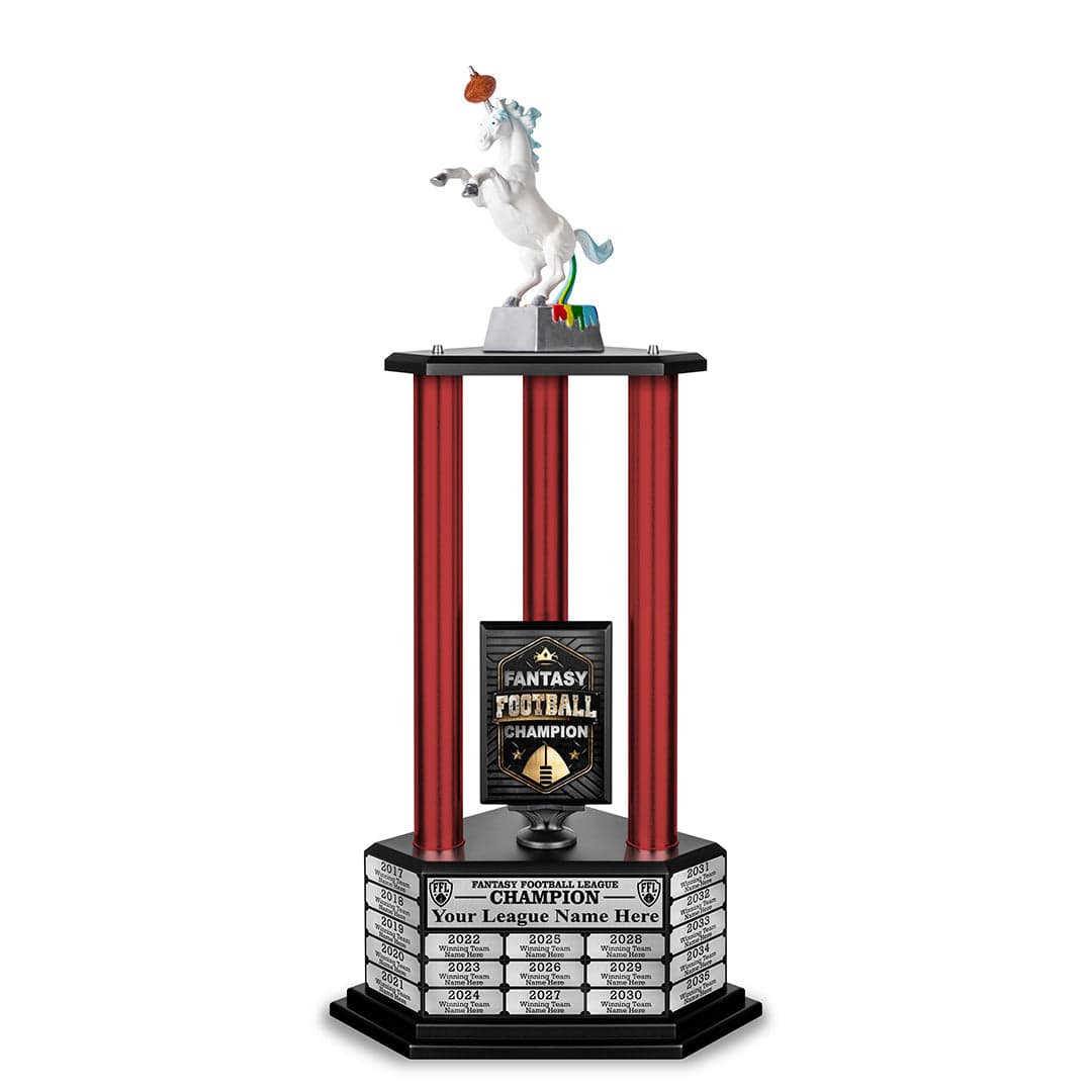 TrophySmack 26"-36" Unismack, the Unicorn Fantasy Football Trophy