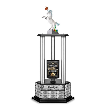 TrophySmack 26"-36" Unismack, the Unicorn Fantasy Football Trophy