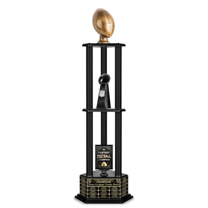 TrophySmack 26-56” Antique Gold Football Championship Trophy