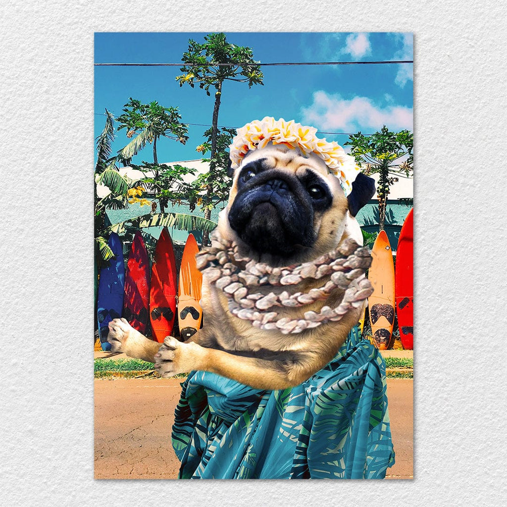 Pug canvas art store