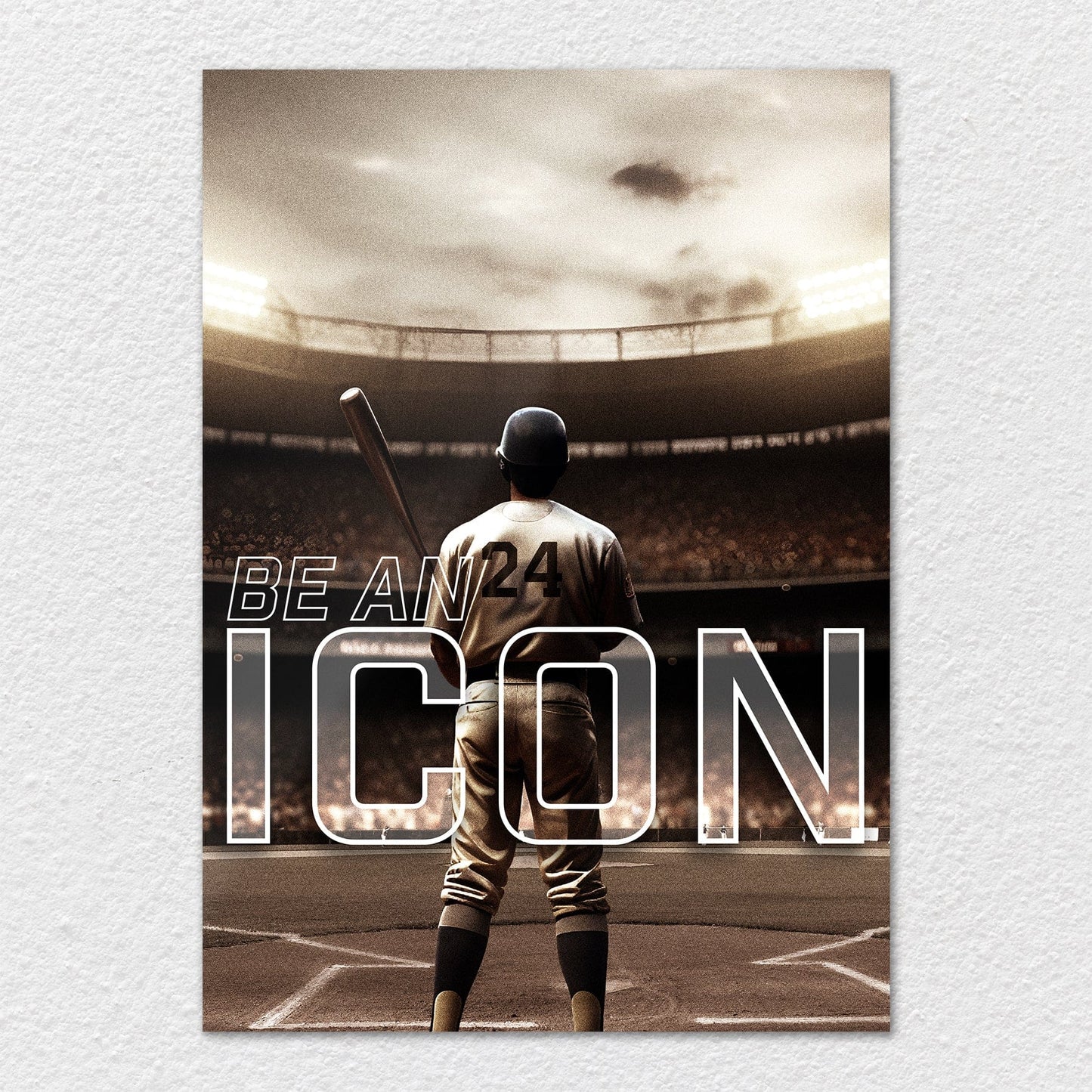 TrophySmack Baseball - Icon Series Metal Wall Art