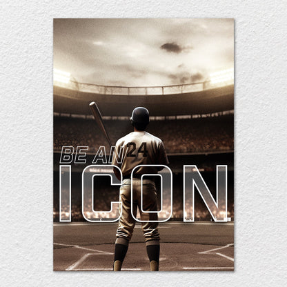 TrophySmack Baseball - Icon Series Metal Wall Art