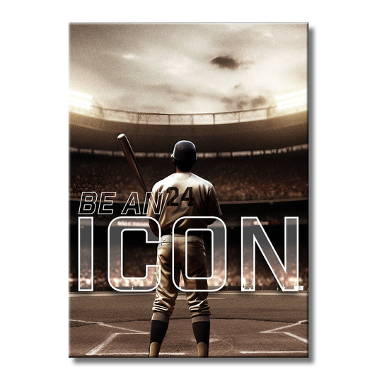 TrophySmack Baseball - Icon Series Metal Wall Art