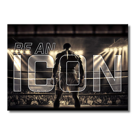 TrophySmack Be An Icon - Metal Wall Art