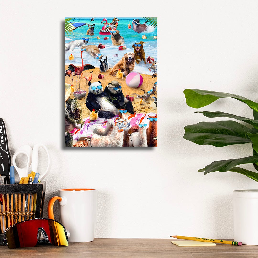 TrophySmack Beach Party - Metal Wall Art