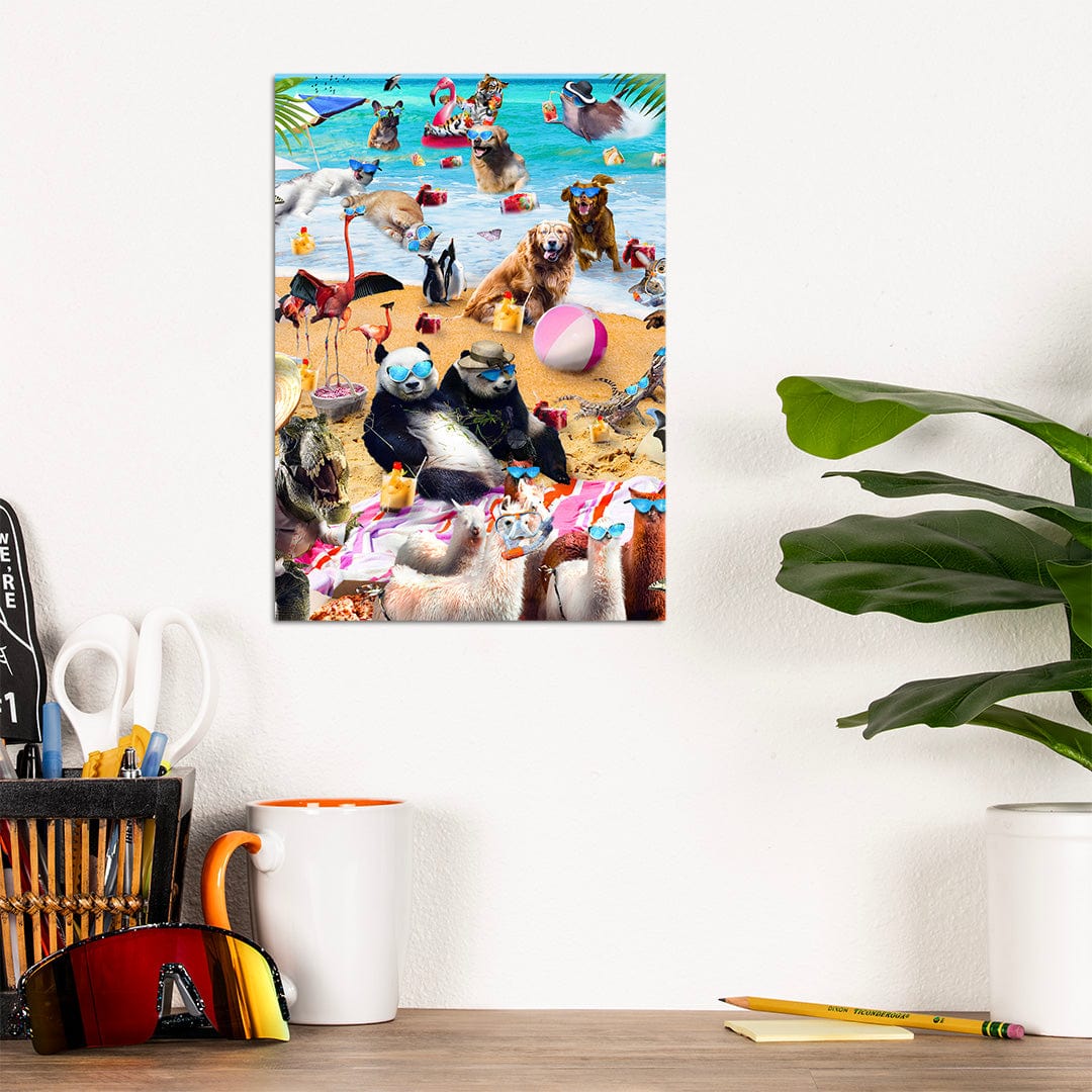 TrophySmack Beach Party - Metal Wall Art