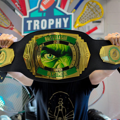 TrophySmack Beer Pong 6lb Customizable Championship Belt