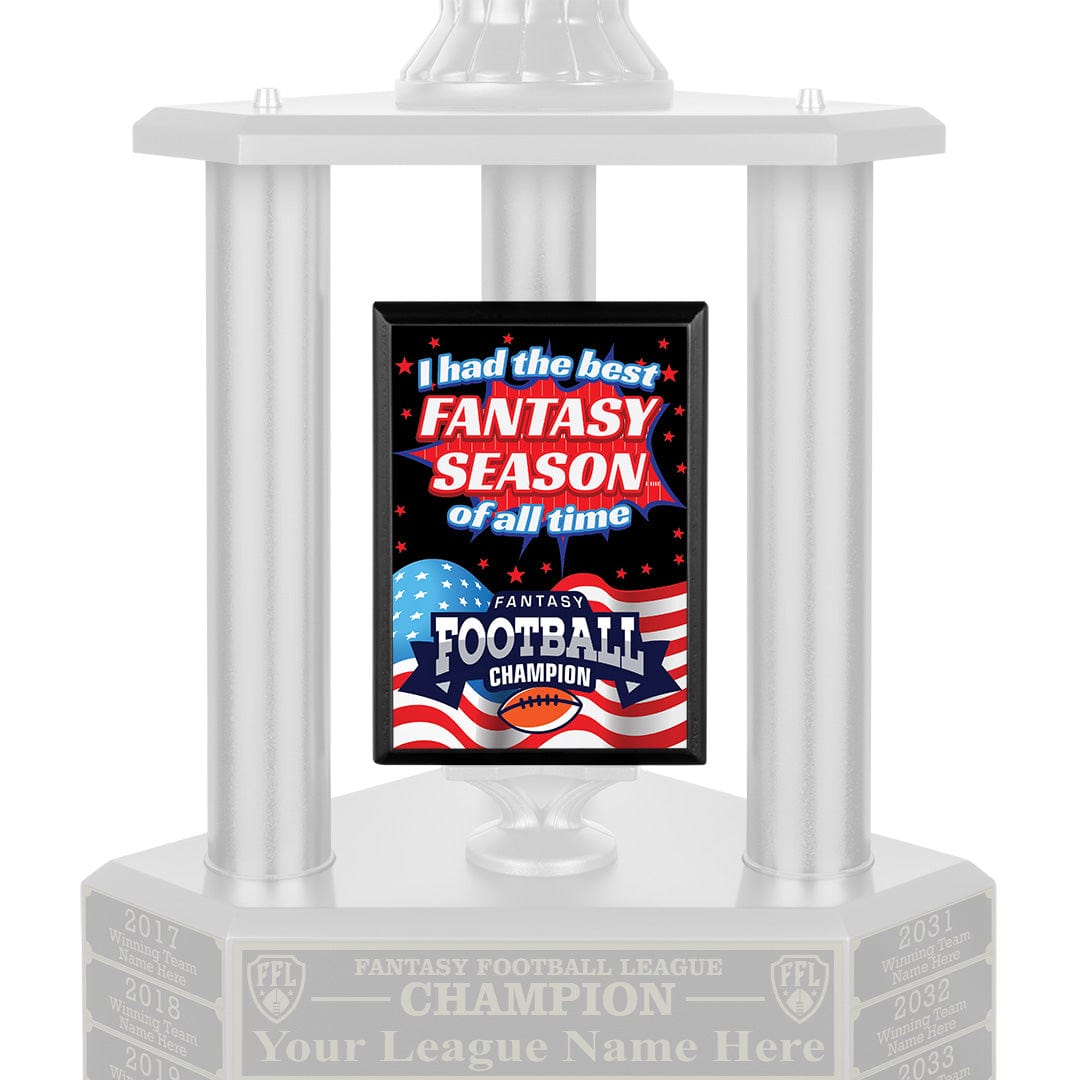 TrophySmack Best Fantasy Season Ever Plaque