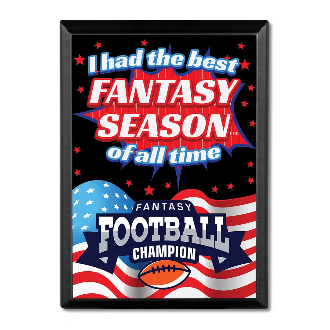 TrophySmack Best Fantasy Season Ever Plaque