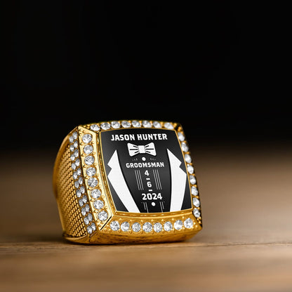 TrophySmack Best Man Custom Championship Ring