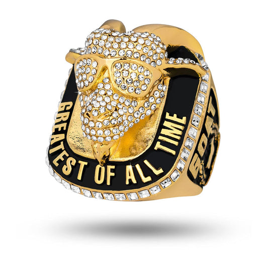 TrophySmack Blinged Out GOAT Championship Ring