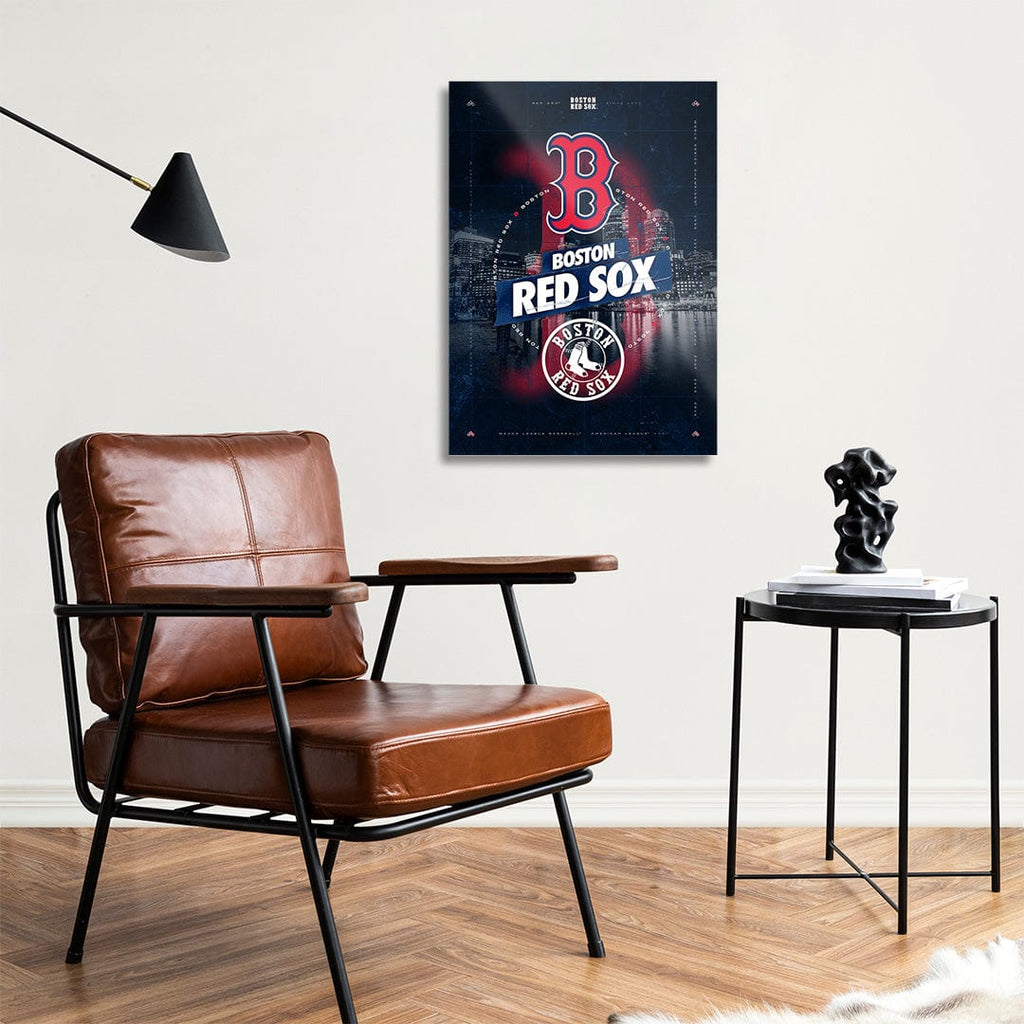 Boston Red Sox 24 Wrought Iron Wall Art