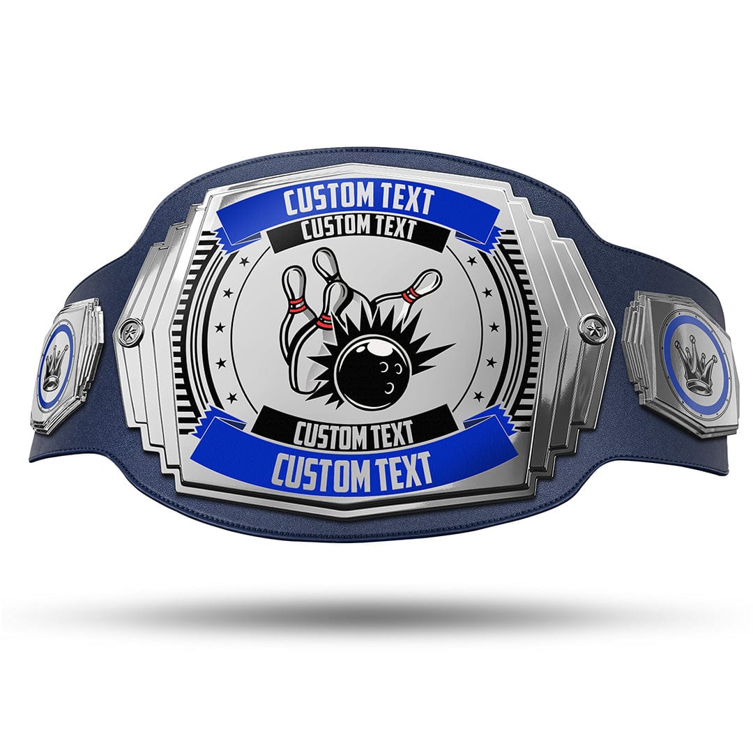 TrophySmack Bowling 6lb Customizable Championship Belt