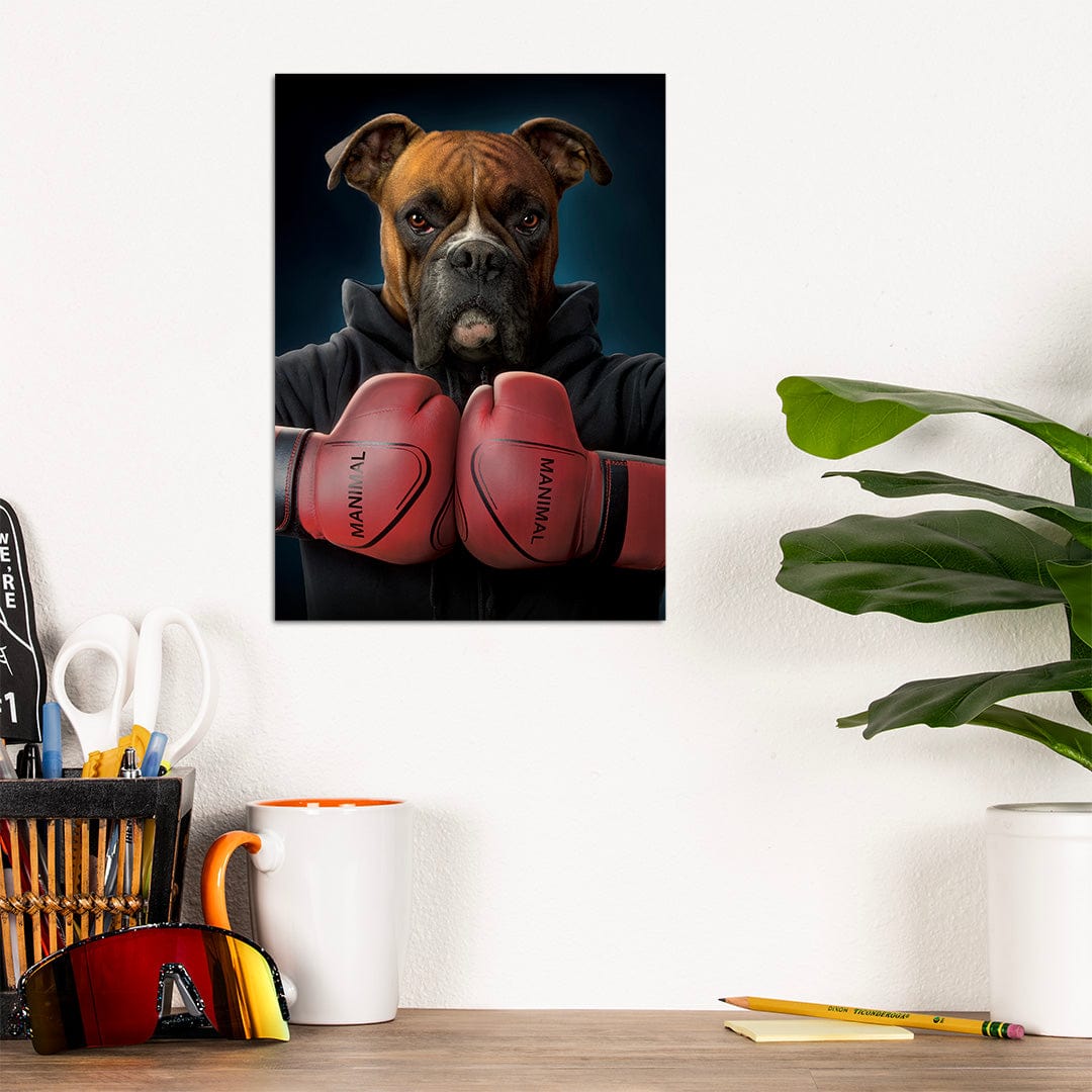 TrophySmack Boxing Boxer - Metal Wall Art