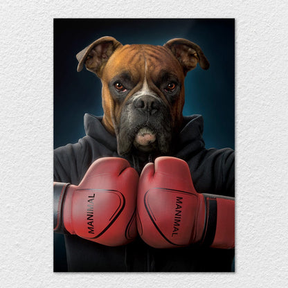 TrophySmack Boxing Boxer - Metal Wall Art