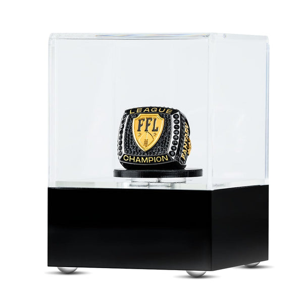 Championship Ring Spinning Display Case