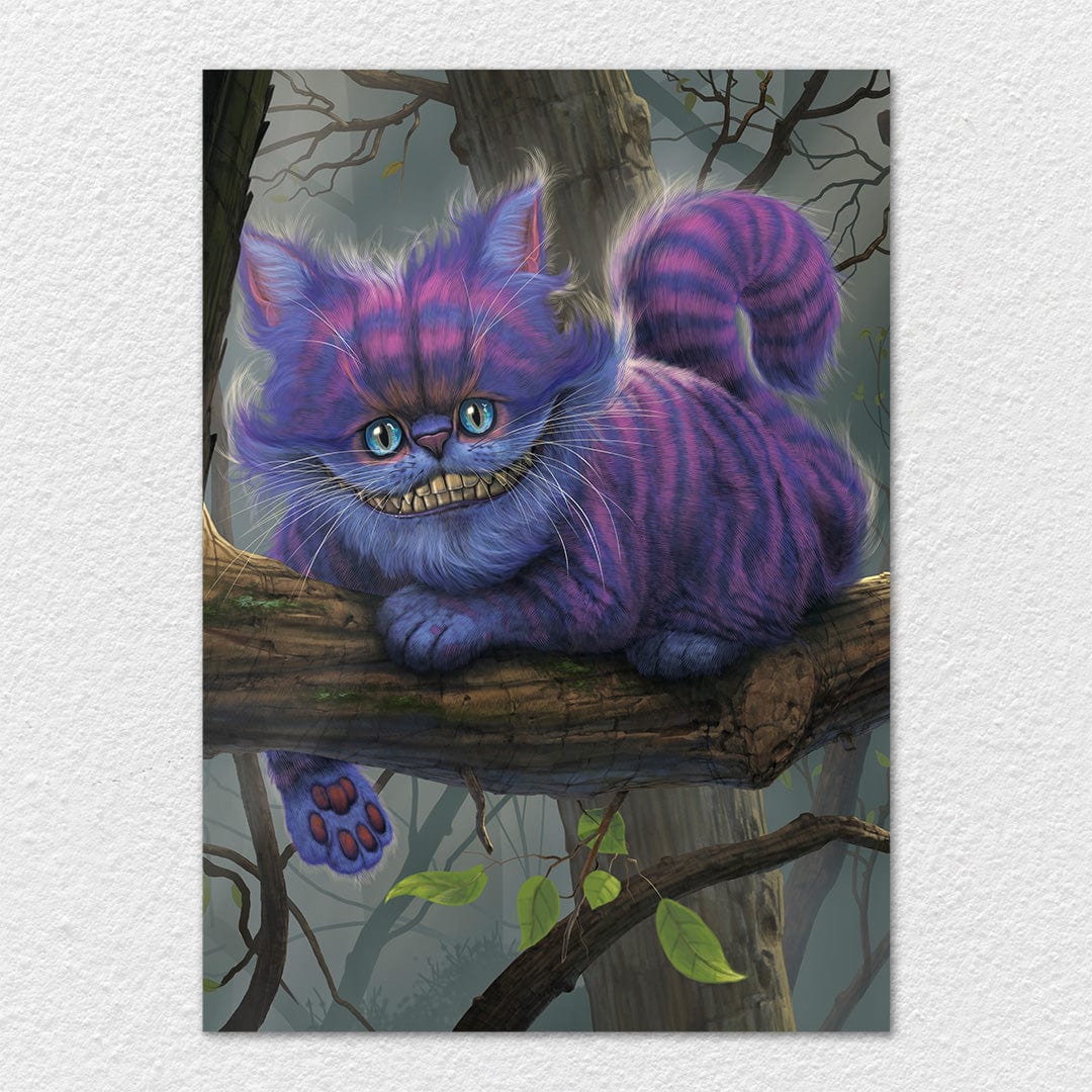 TrophySmack Cheshire Cat - Metal Wall Art