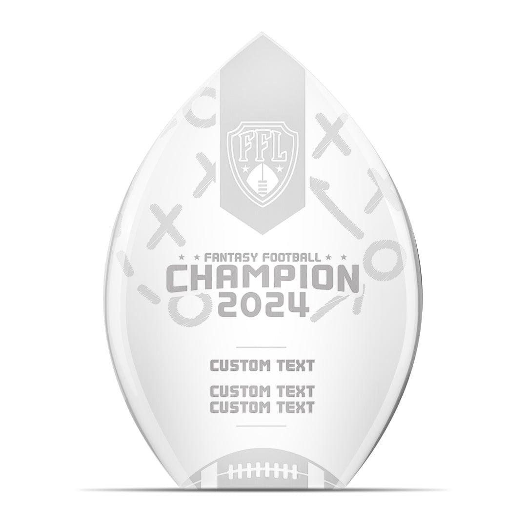 TrophySmack Custom Acrylic Fantasy Football Trophy