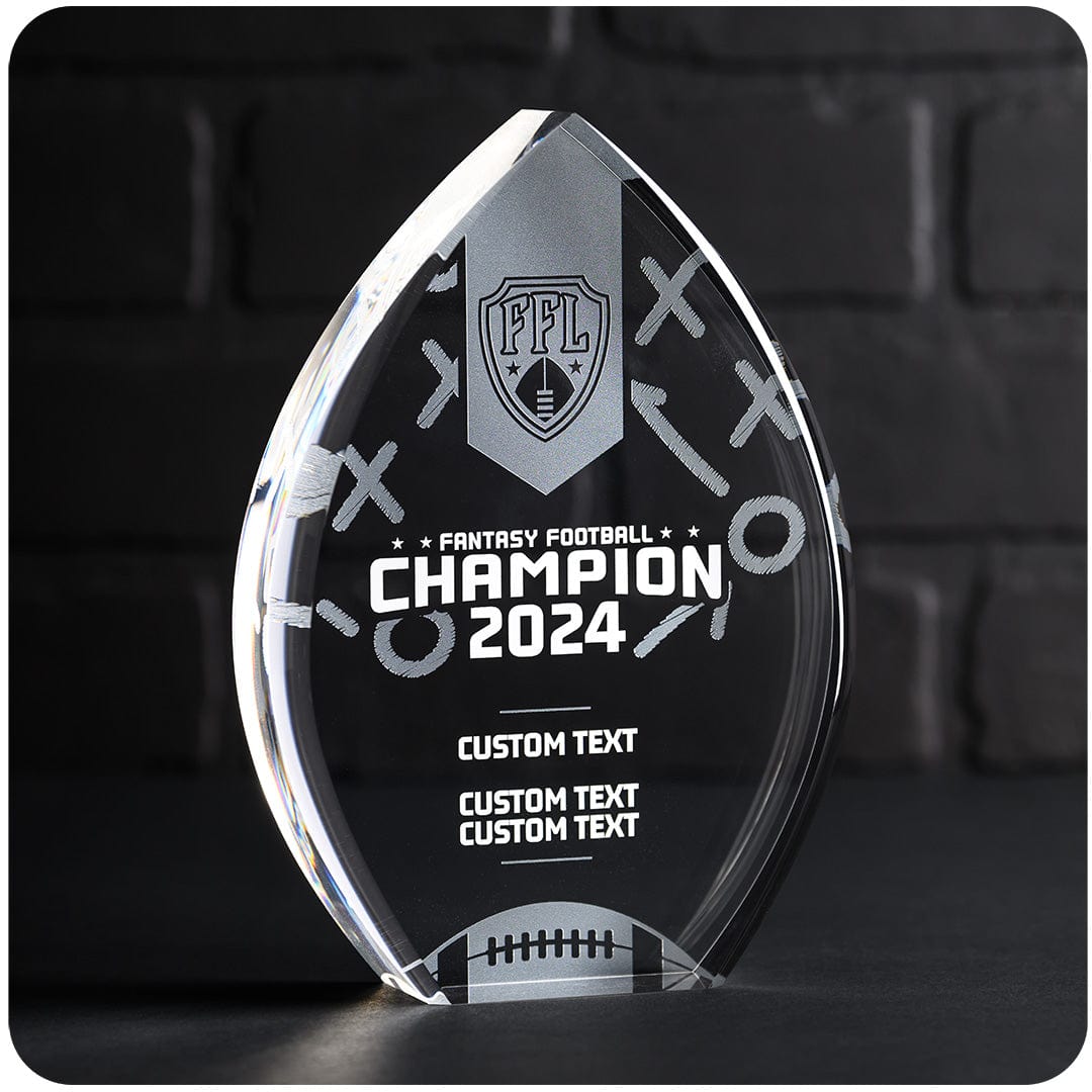 TrophySmack Custom Acrylic Fantasy Football Trophy