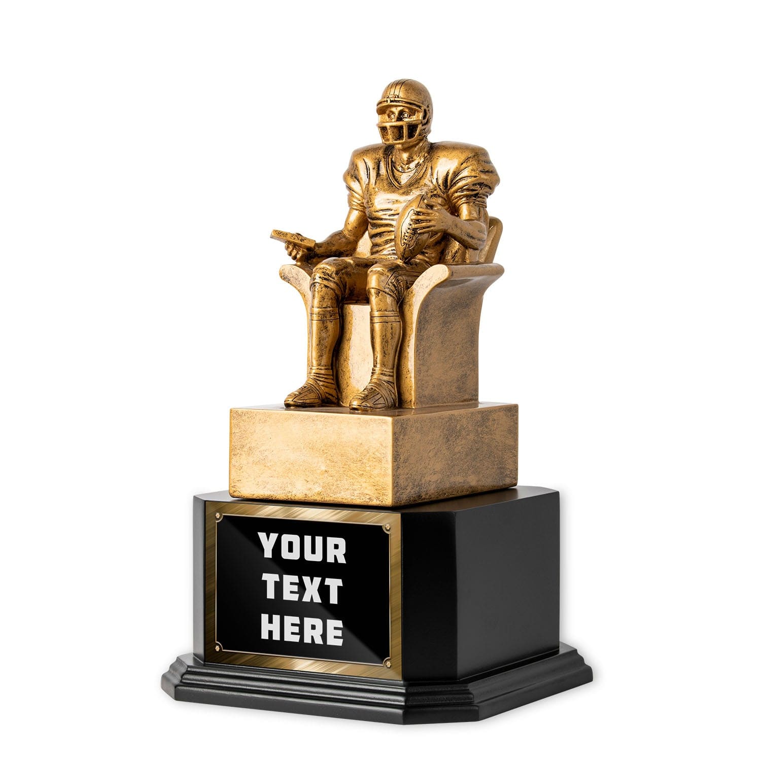 TrophySmack Custom Fantasy Football Square Base Trophy