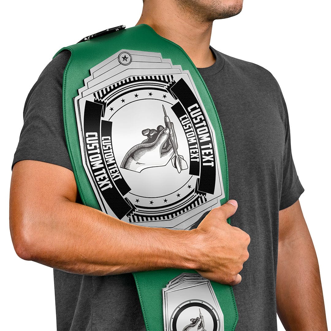 TrophySmack Darts 6lb Customizable Championship Belt