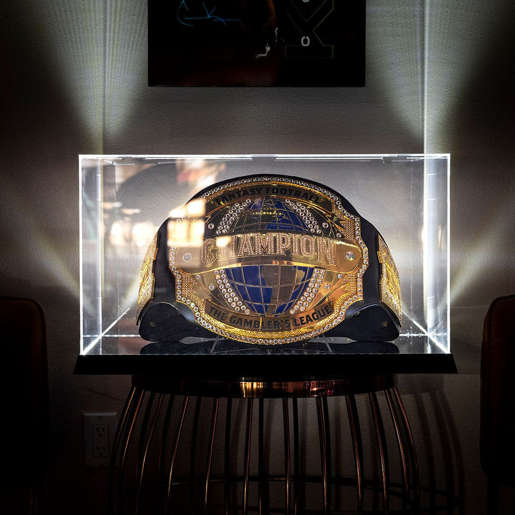 Design Your Own Scott Fish Bowl Ring Spinning Display Case - TrophySmack