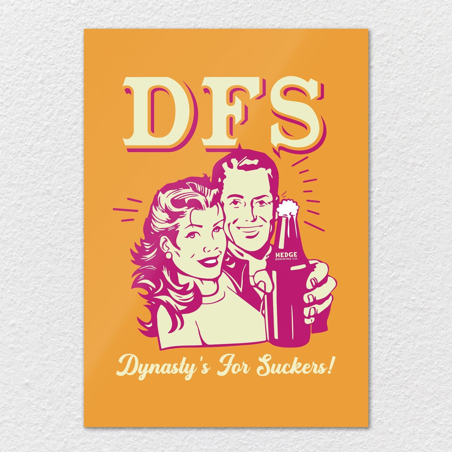 TrophySmack DFS - Fantasy Football Metal Wall Art