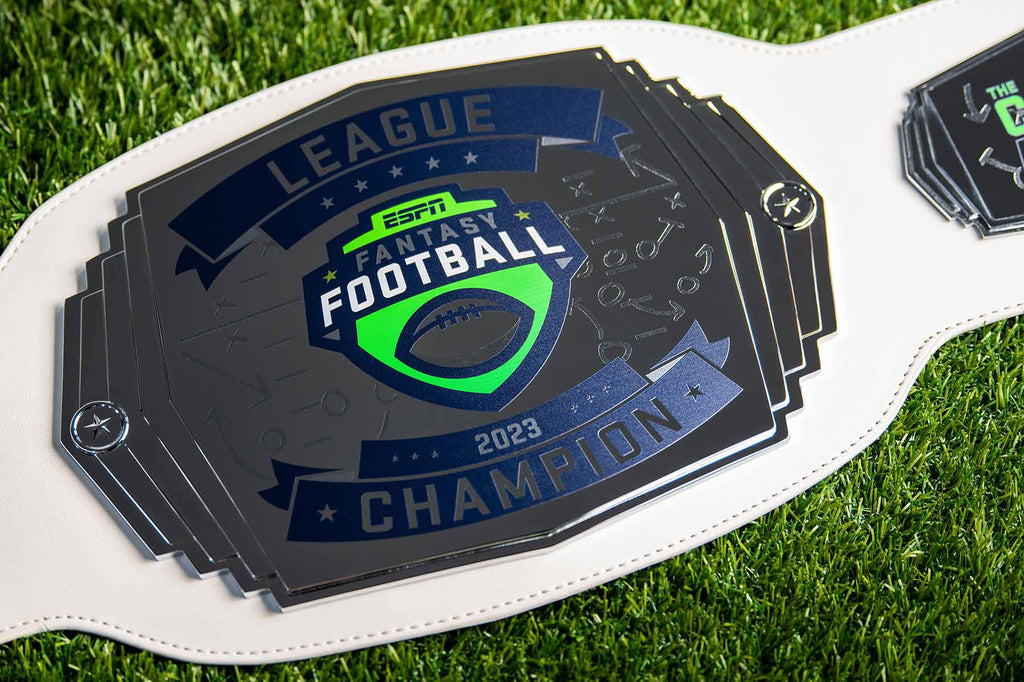 Custom Espn Fantasy Football Championship Belt | TrophySmack | Gold / No