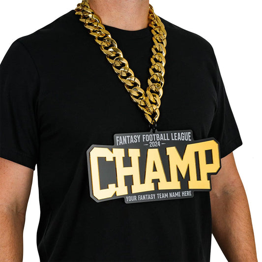 TrophySmack Fantasy Football Champion Custom Chain