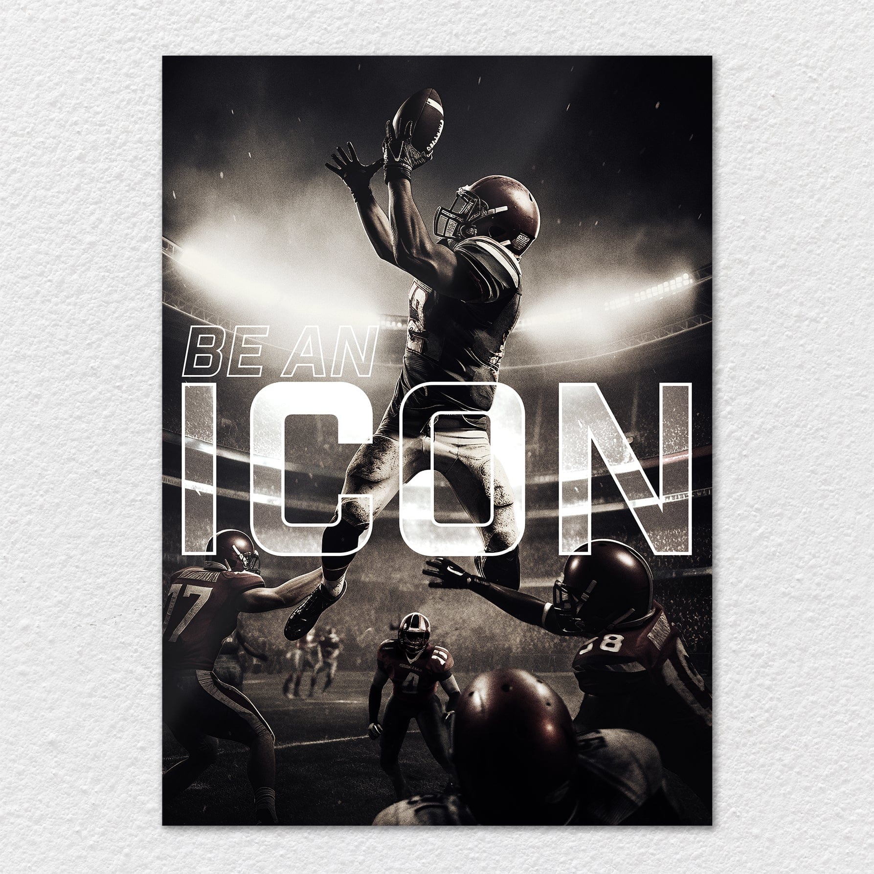 Football - Icon Series Metal Wall Art - TrophySmack