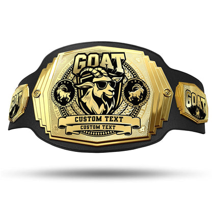 TrophySmack GOAT 6lb Custom Championship Belt