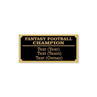 TrophySmack Golden Player Fantasy Football Trophy Engraving Redemption