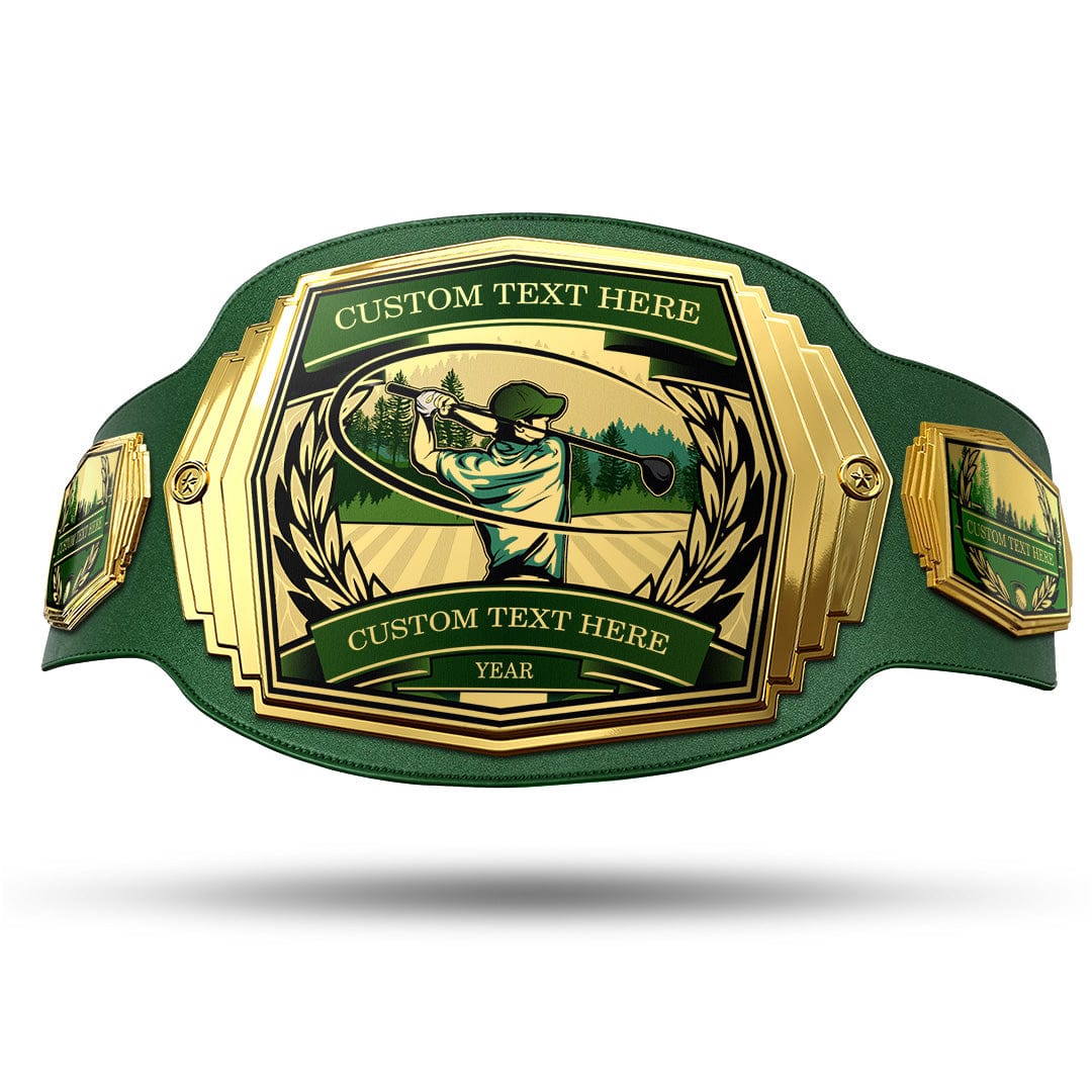 TrophySmack Golf Swing 6lb Customizable Championship Belt