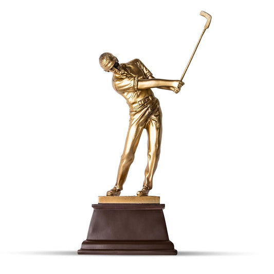 TrophySmack Golf Topper Stand Alone - Black & Gold